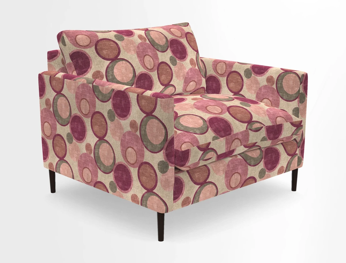 Heyshott Snuggler in Two Tone Plain Biscuit. Loose cover option available