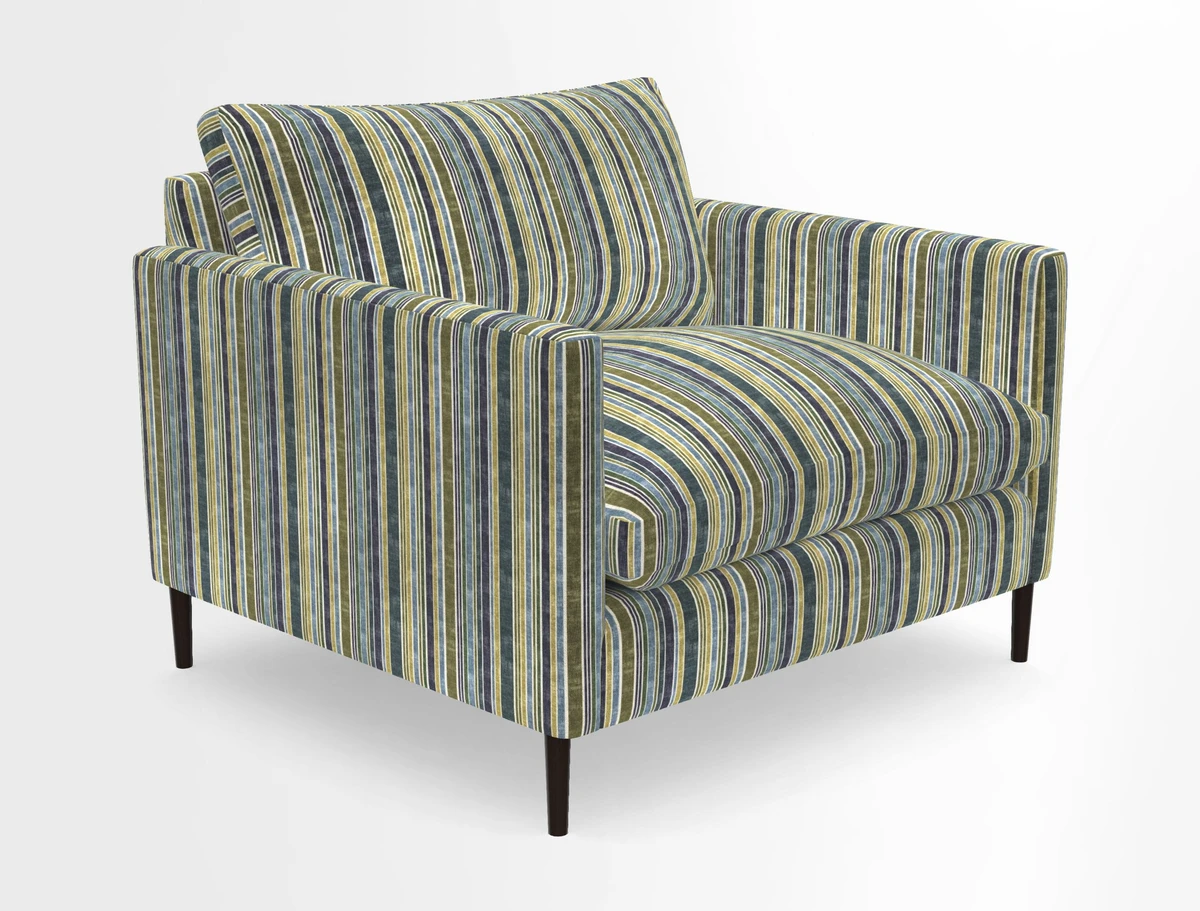 Heyshott Snuggler in Two Tone Plain Biscuit. Loose cover option available