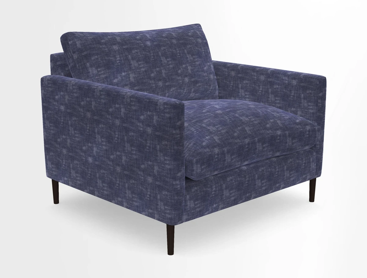 Heyshott Snuggler in Two Tone Plain Biscuit. Loose cover option available
