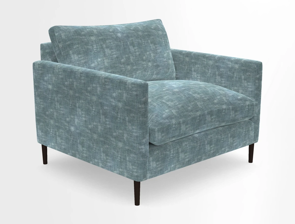 Heyshott Snuggler in Two Tone Plain Biscuit. Loose cover option available
