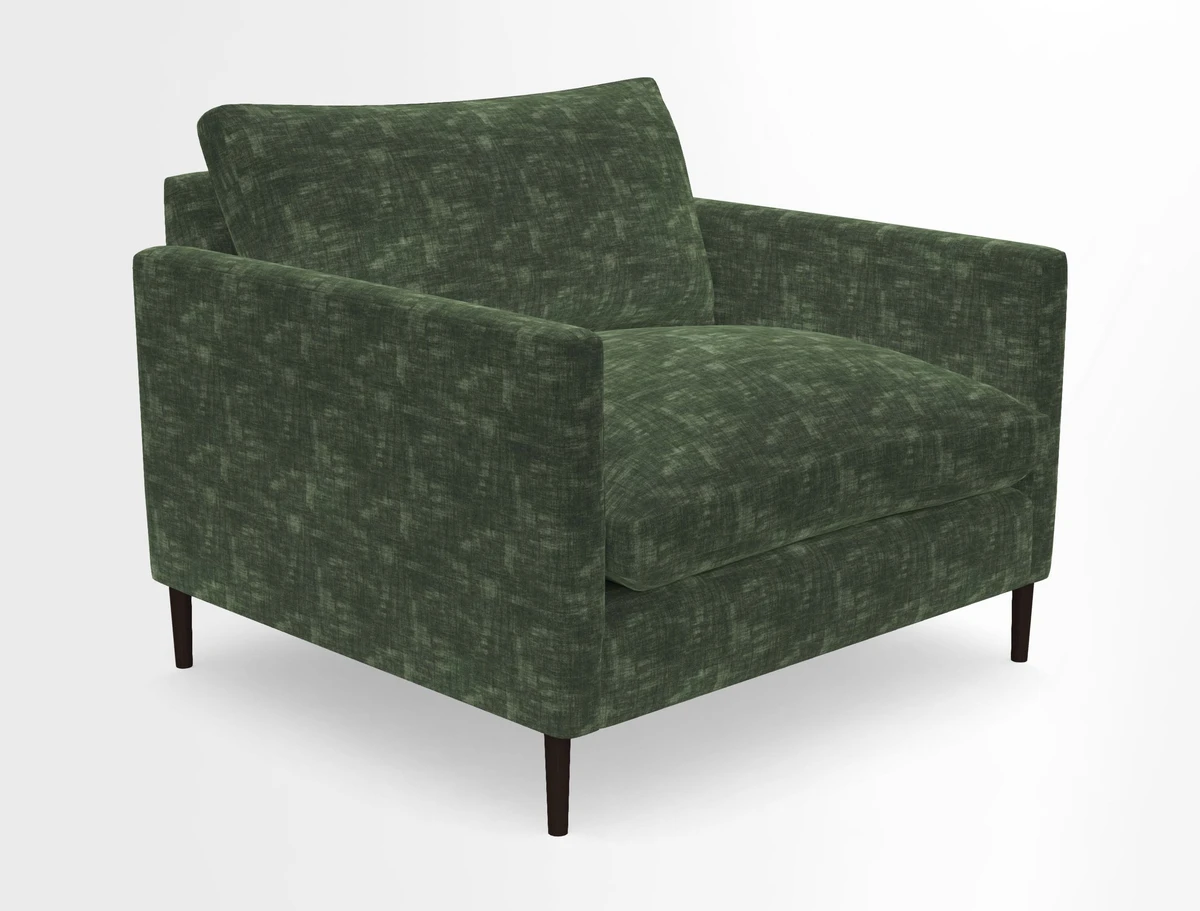 Heyshott Snuggler in Two Tone Plain Biscuit. Loose cover option available