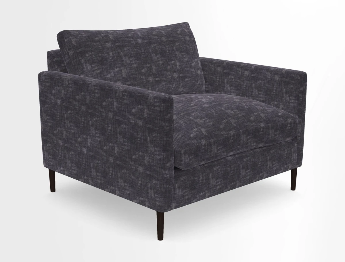 Heyshott Snuggler in Two Tone Plain Biscuit. Loose cover option available