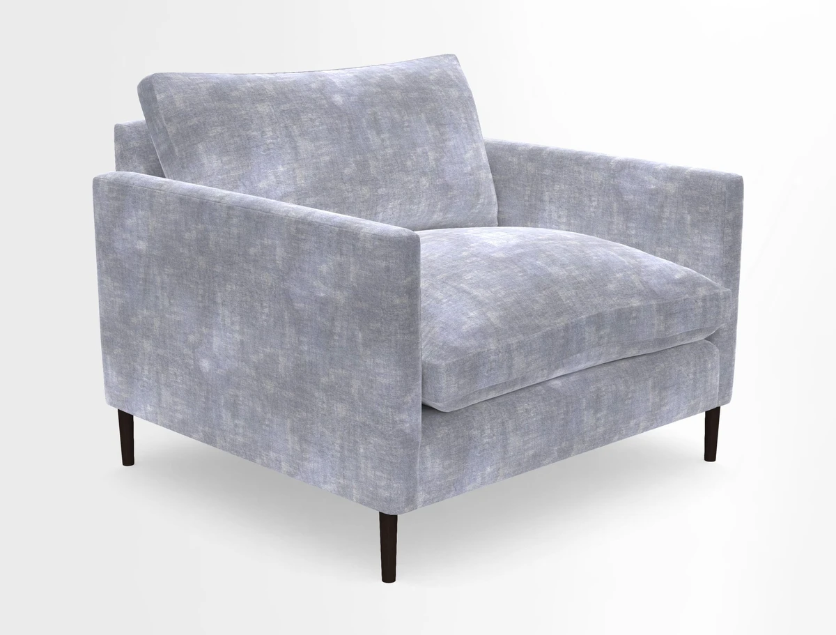 Heyshott Snuggler in Two Tone Plain Biscuit. Loose cover option available