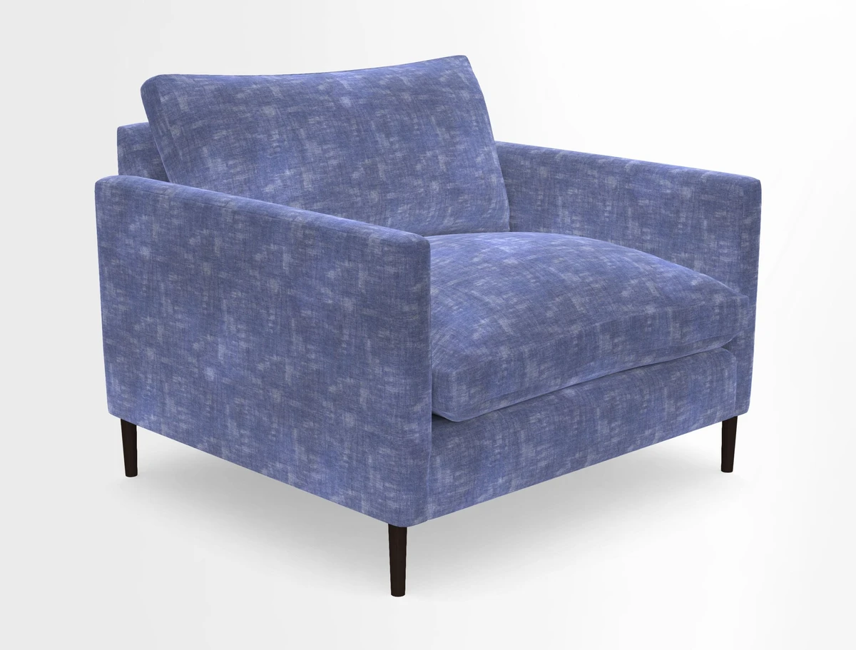 Heyshott Snuggler in Two Tone Plain Biscuit. Loose cover option available