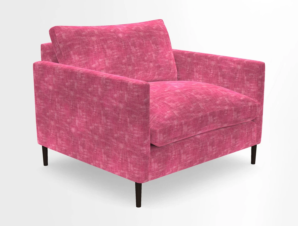 Heyshott Snuggler in Two Tone Plain Biscuit. Loose cover option available