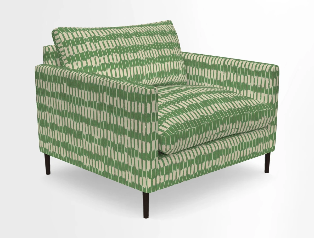 Heyshott Snuggler in Two Tone Plain Biscuit. Loose cover option available