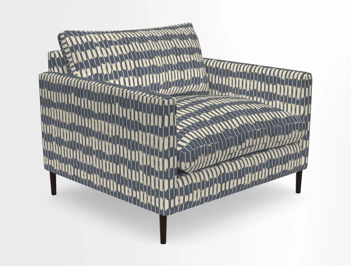 Heyshott Snuggler in Two Tone Plain Biscuit. Loose cover option available