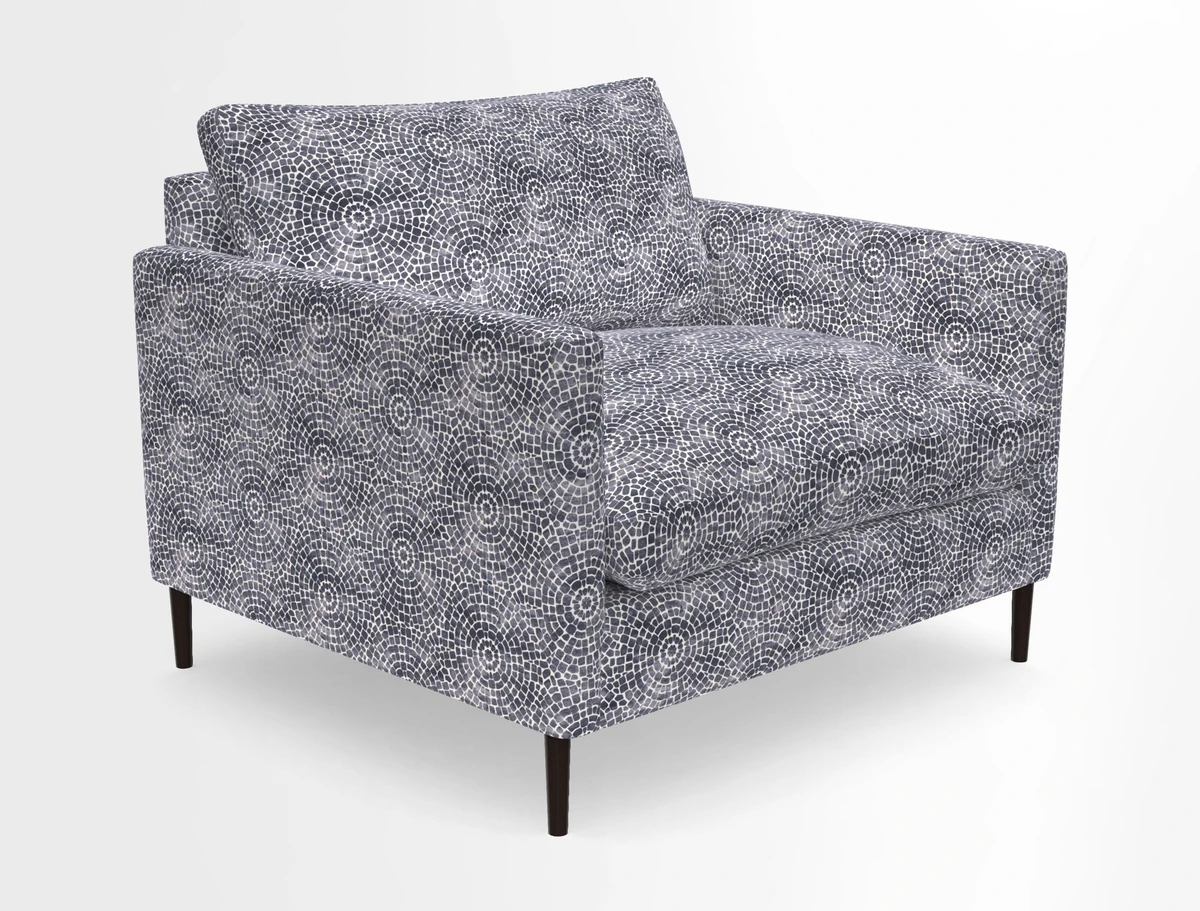 Heyshott Snuggler in Two Tone Plain Biscuit. Loose cover option available