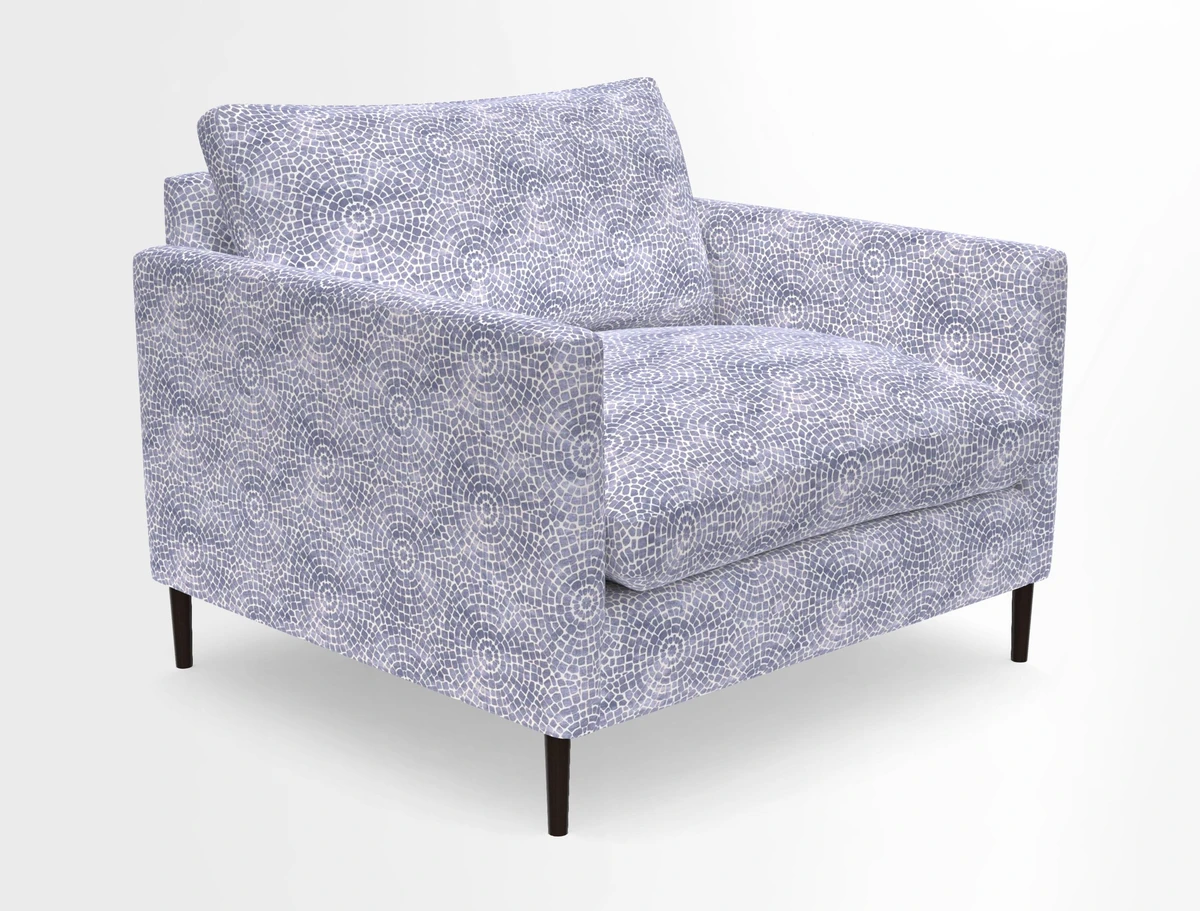 Heyshott Snuggler in Two Tone Plain Biscuit. Loose cover option available
