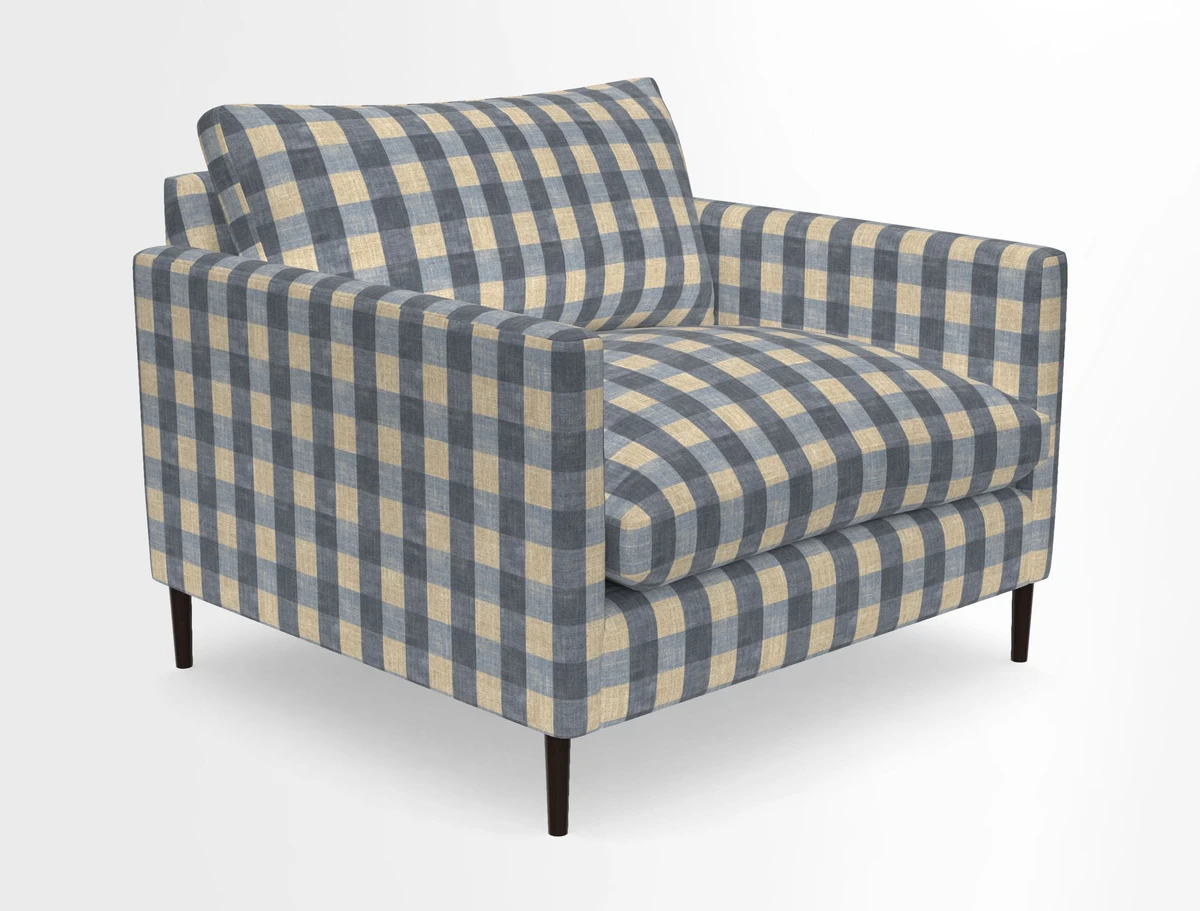 Heyshott Snuggler in Two Tone Plain Biscuit. Loose cover option available