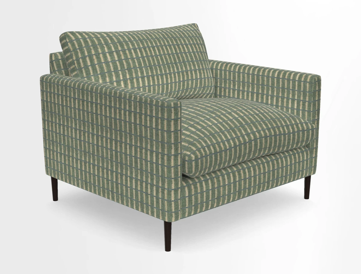 Heyshott Snuggler in Two Tone Plain Biscuit. Loose cover option available