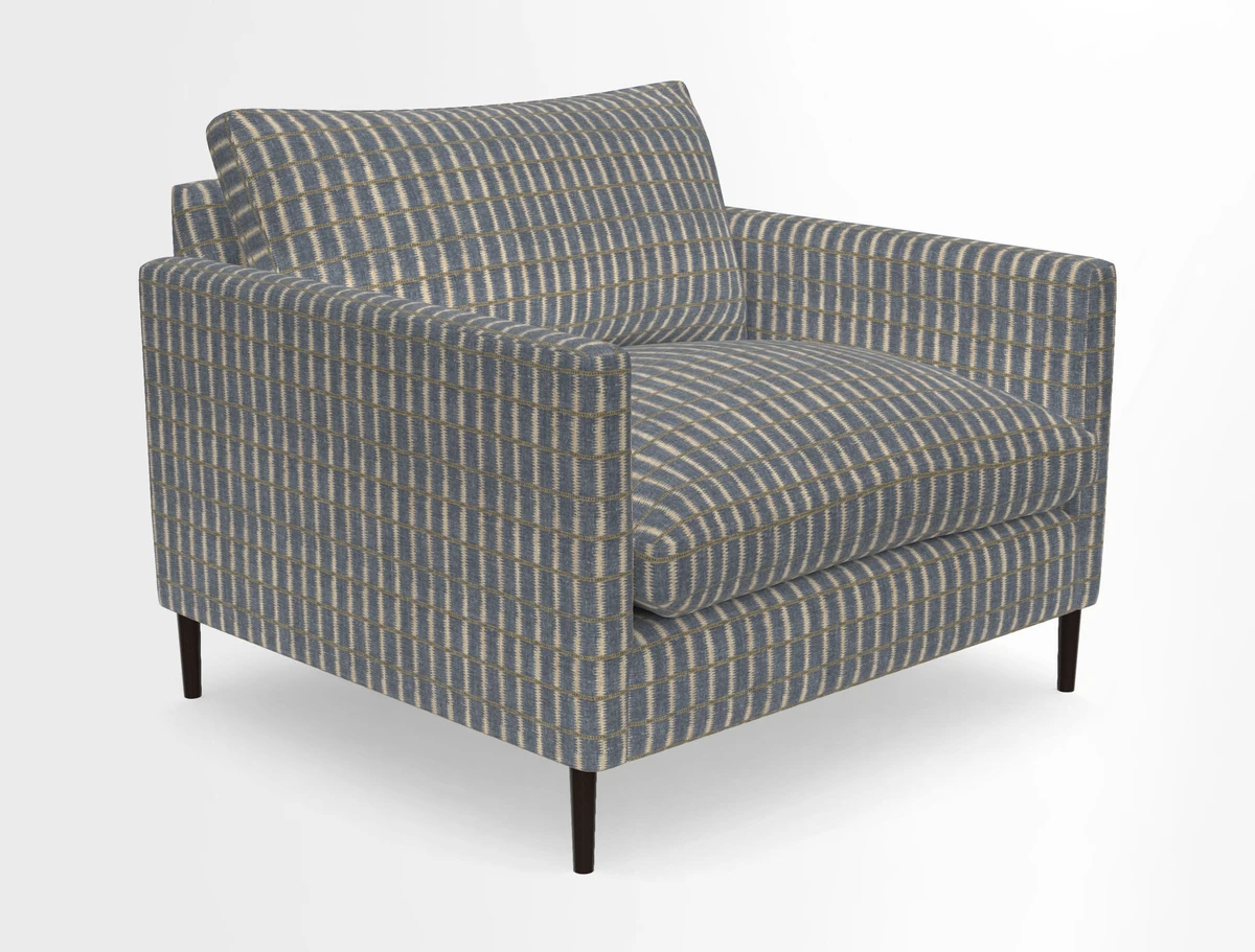Heyshott Snuggler in Two Tone Plain Biscuit. Loose cover option available