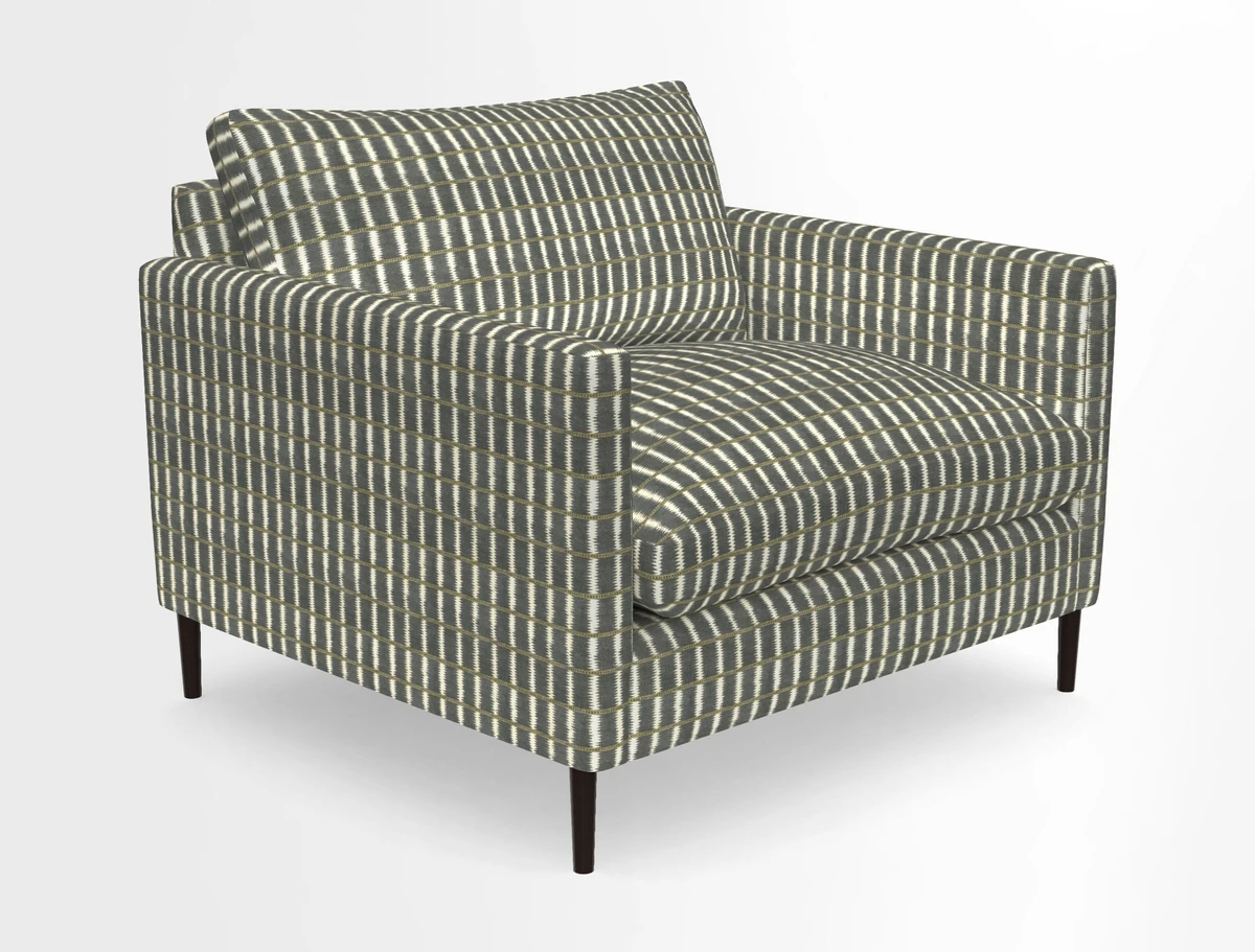 Heyshott Snuggler in Two Tone Plain Biscuit. Loose cover option available