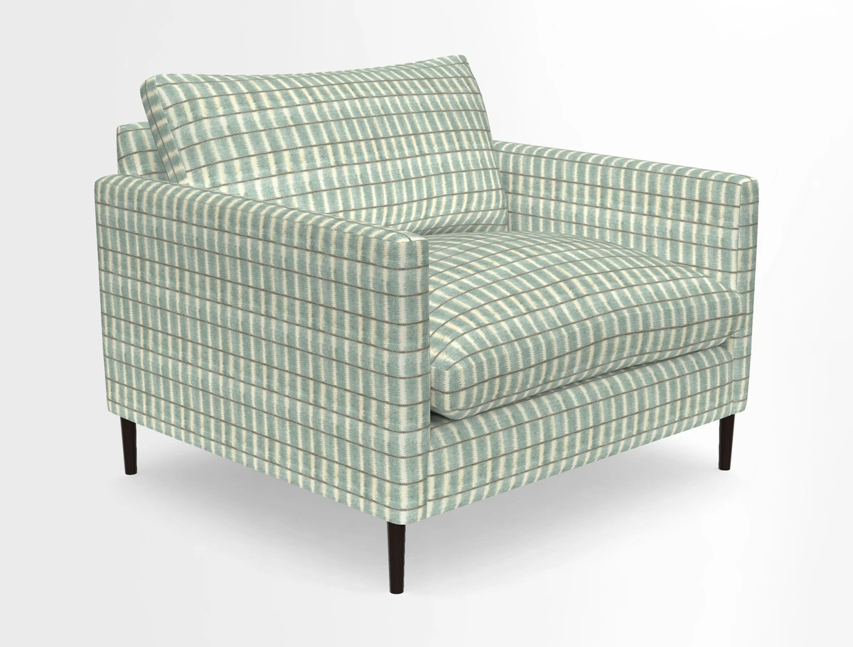 Heyshott Snuggler in Two Tone Plain Biscuit. Loose cover option available