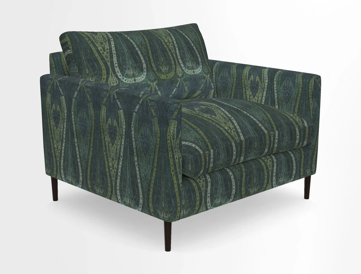 Heyshott Snuggler in Two Tone Plain Biscuit. Loose cover option available