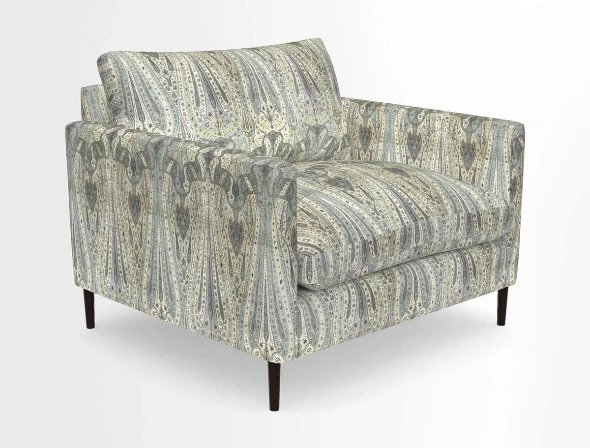 Heyshott Snuggler in Two Tone Plain Biscuit. Loose cover option available
