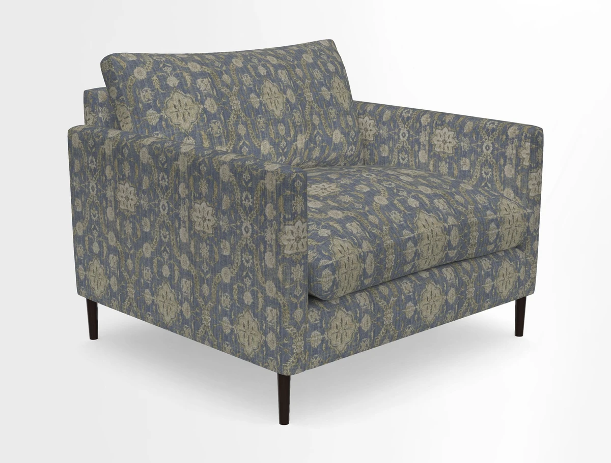Heyshott Snuggler in Two Tone Plain Biscuit. Loose cover option available