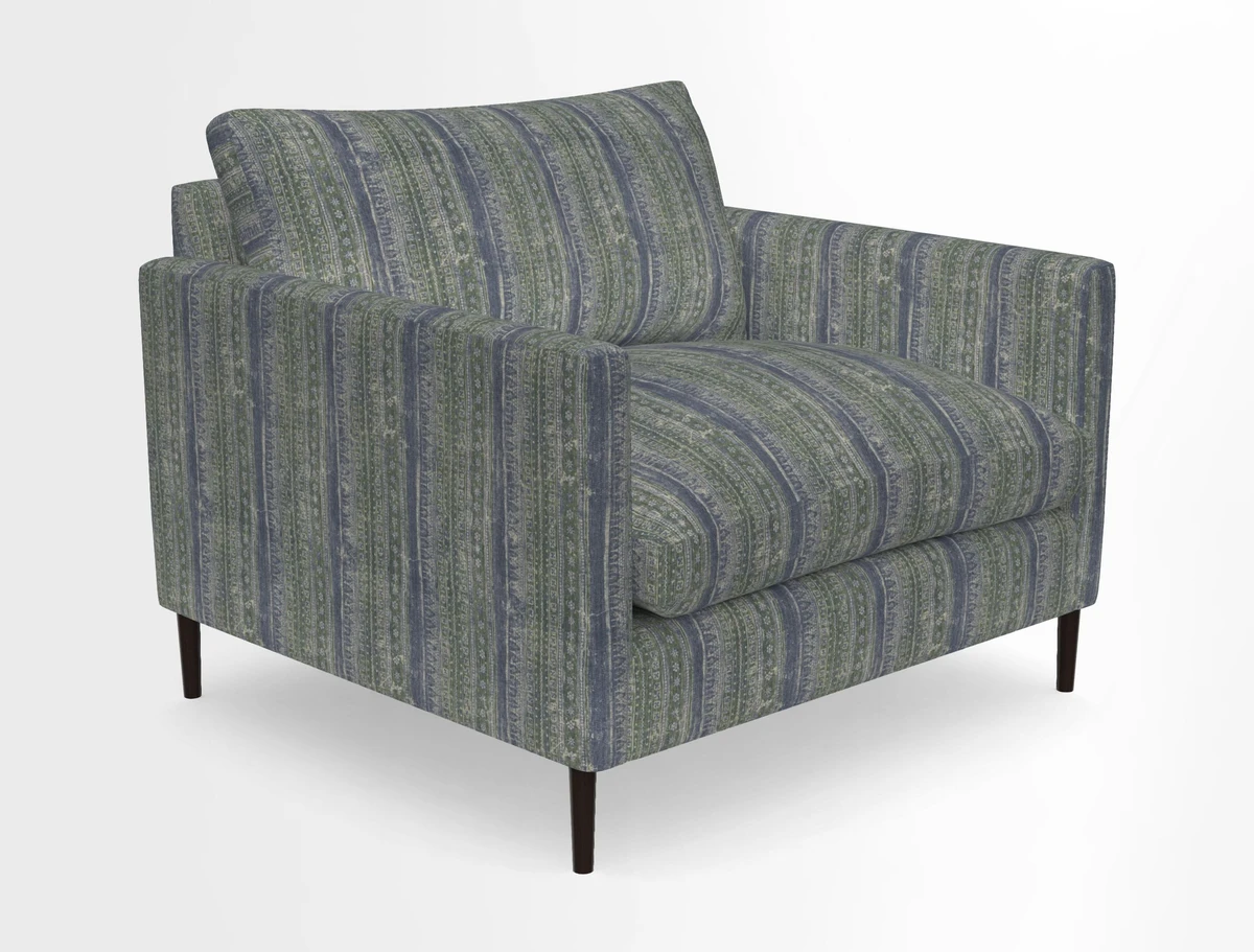 Heyshott Snuggler in Two Tone Plain Biscuit. Loose cover option available