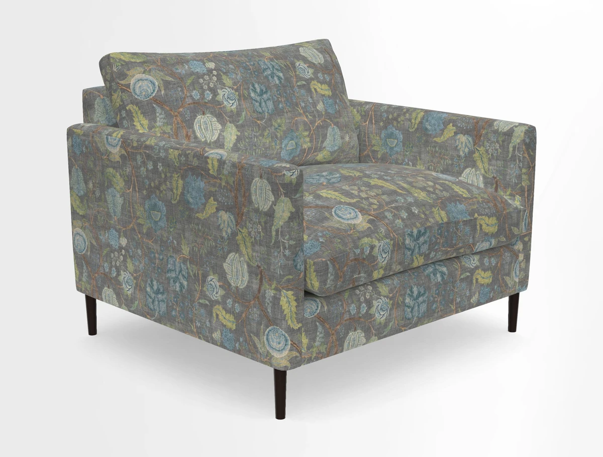 Heyshott Snuggler in Two Tone Plain Biscuit. Loose cover option available