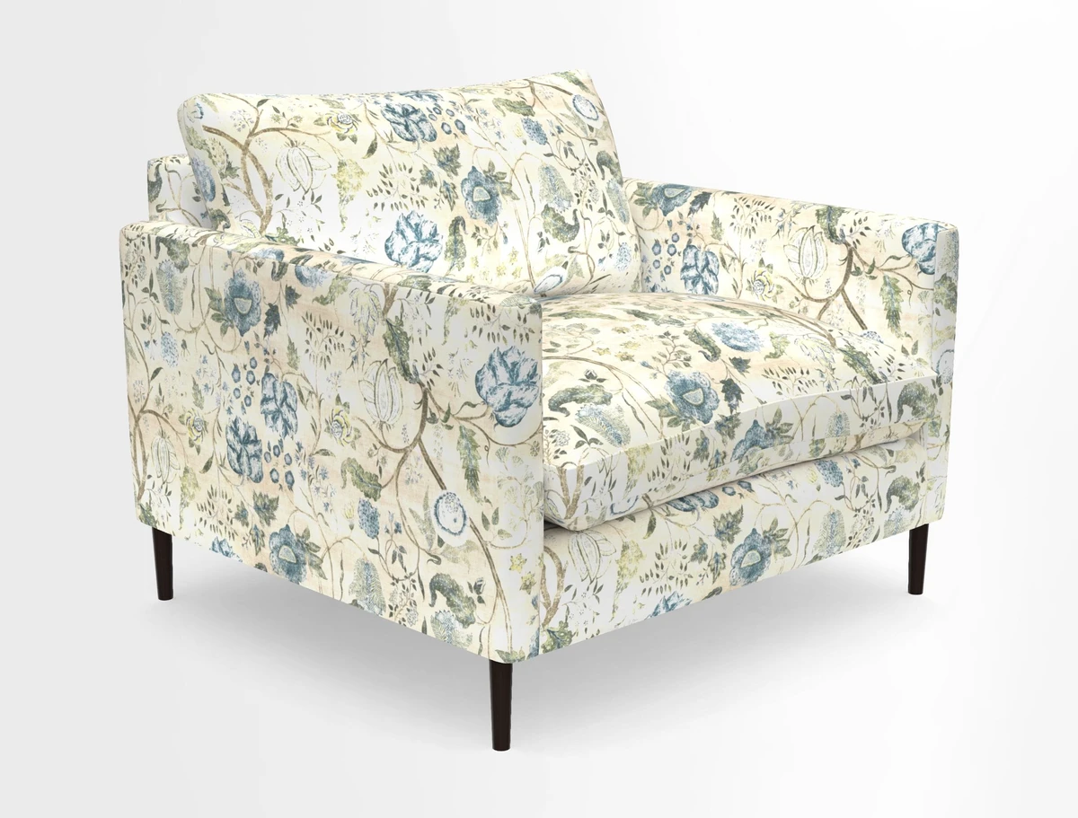 Heyshott Snuggler in Two Tone Plain Biscuit. Loose cover option available