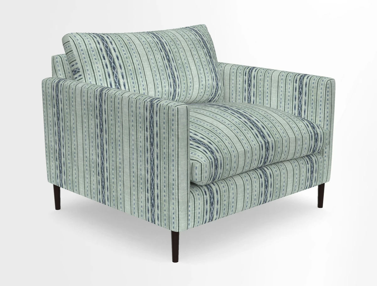 Heyshott Snuggler in Two Tone Plain Biscuit. Loose cover option available