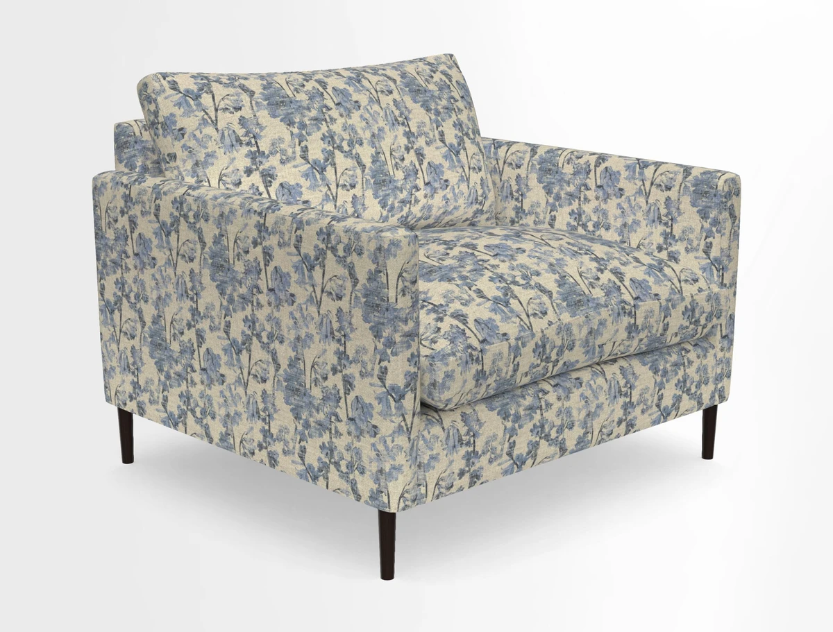 Heyshott Snuggler in Two Tone Plain Biscuit. Loose cover option available
