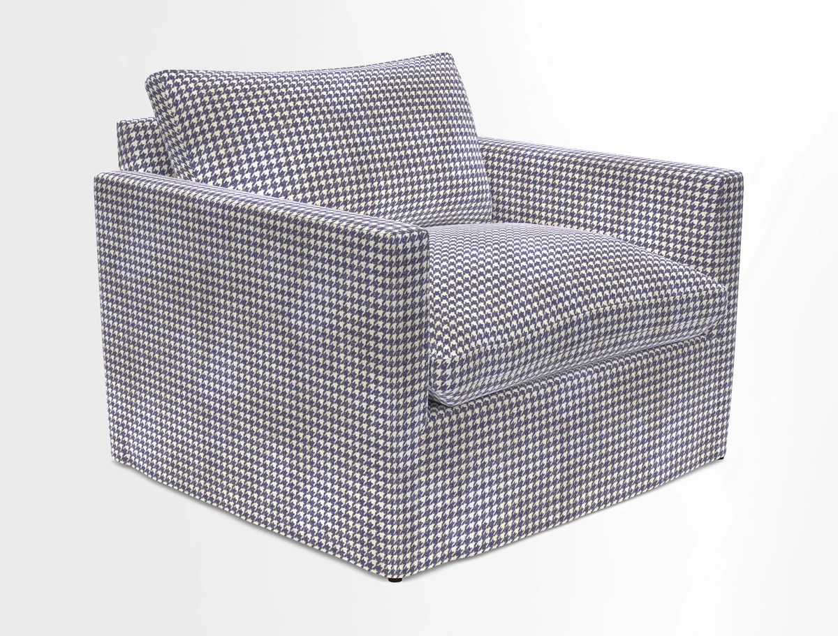Heyshott Snuggler in Two Tone Plain Biscuit. Loose cover option available