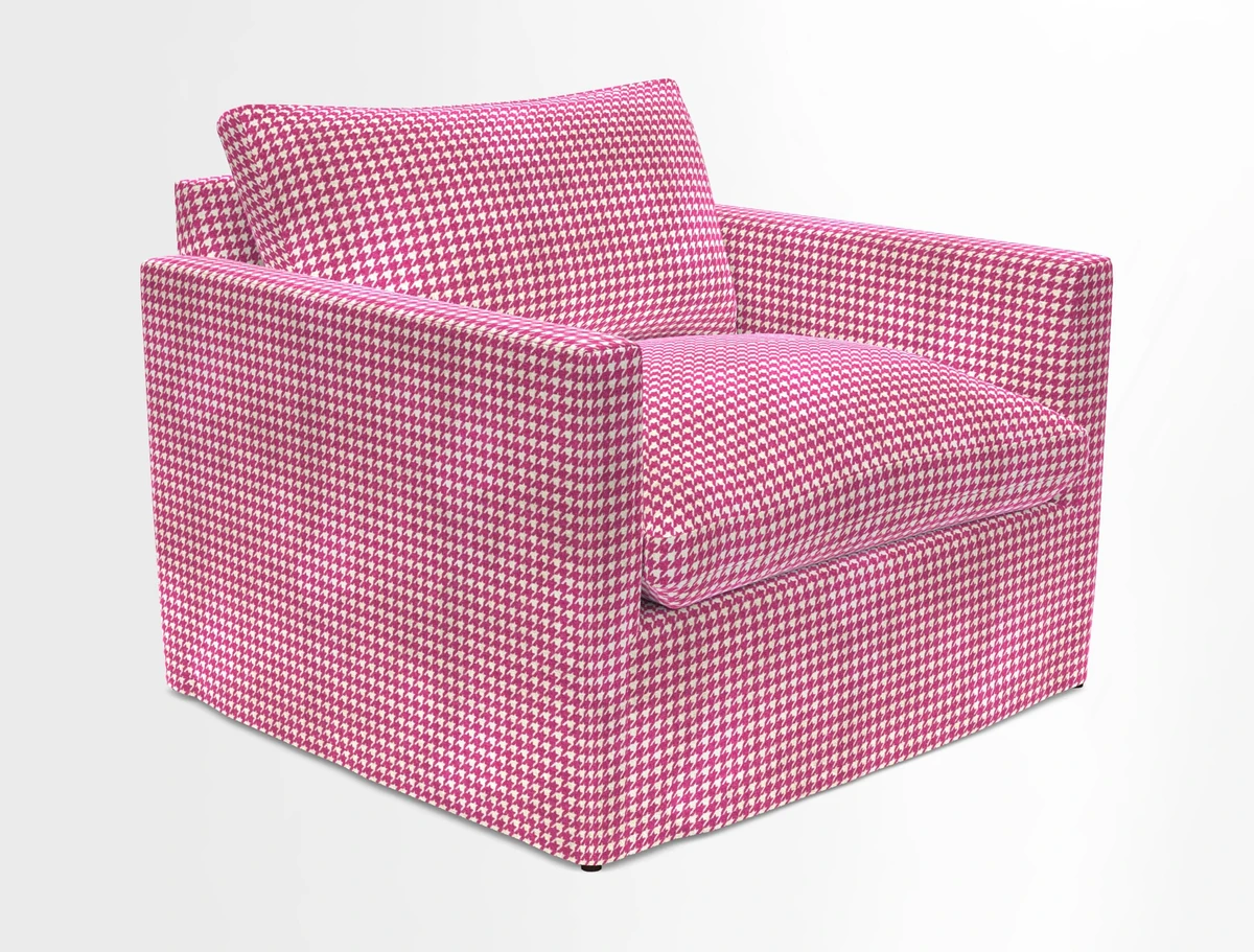 Heyshott Snuggler in Two Tone Plain Biscuit. Loose cover option available