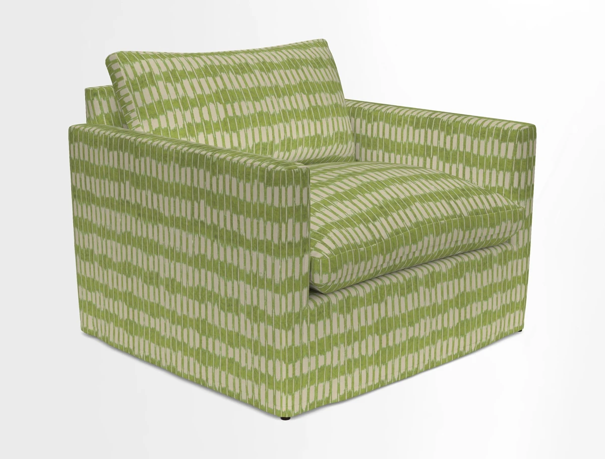 Heyshott Snuggler in Two Tone Plain Biscuit. Loose cover option available