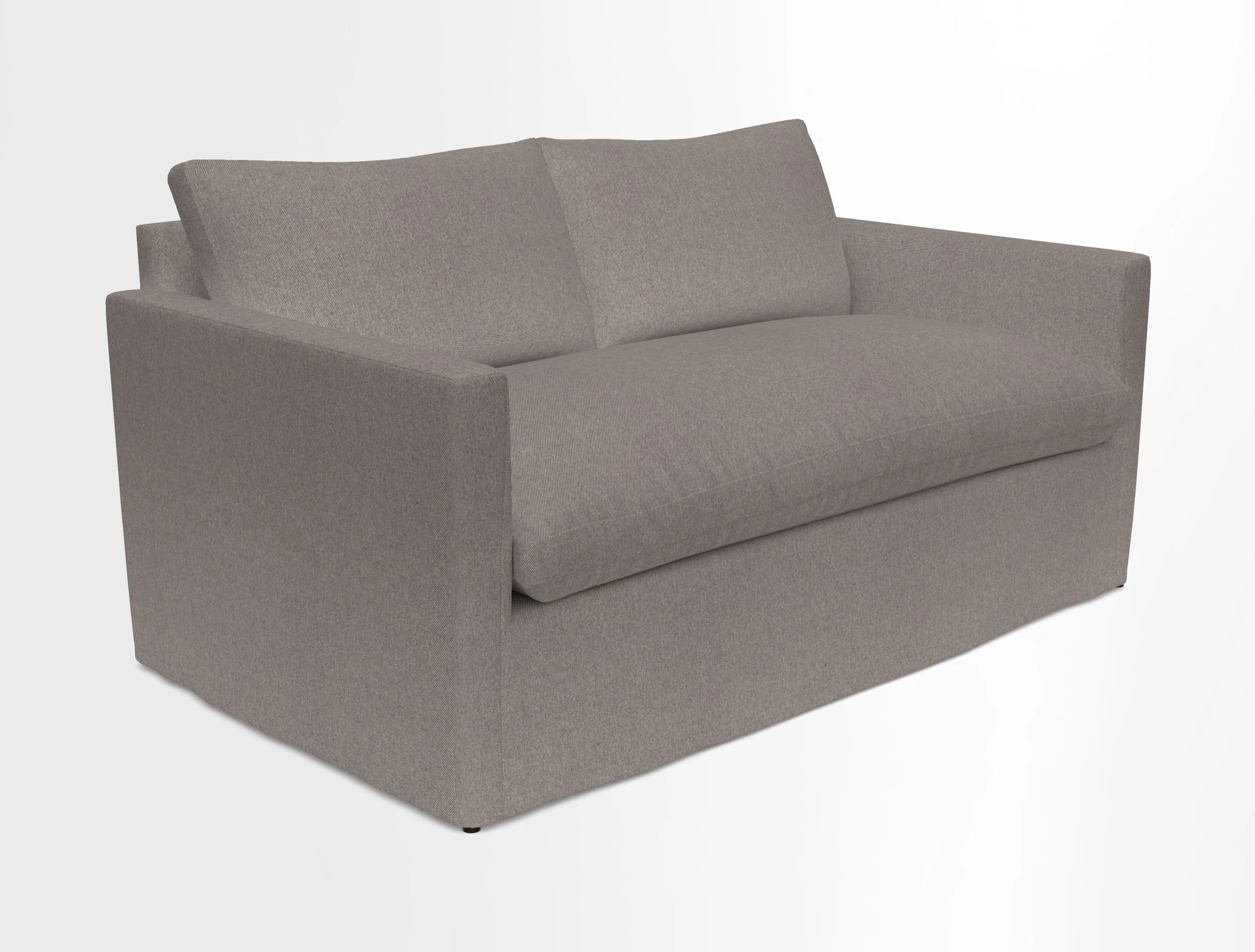 Heyshott 2.5 Seater Sofa in Two Tone Plain Biscuit. Loose cover option available