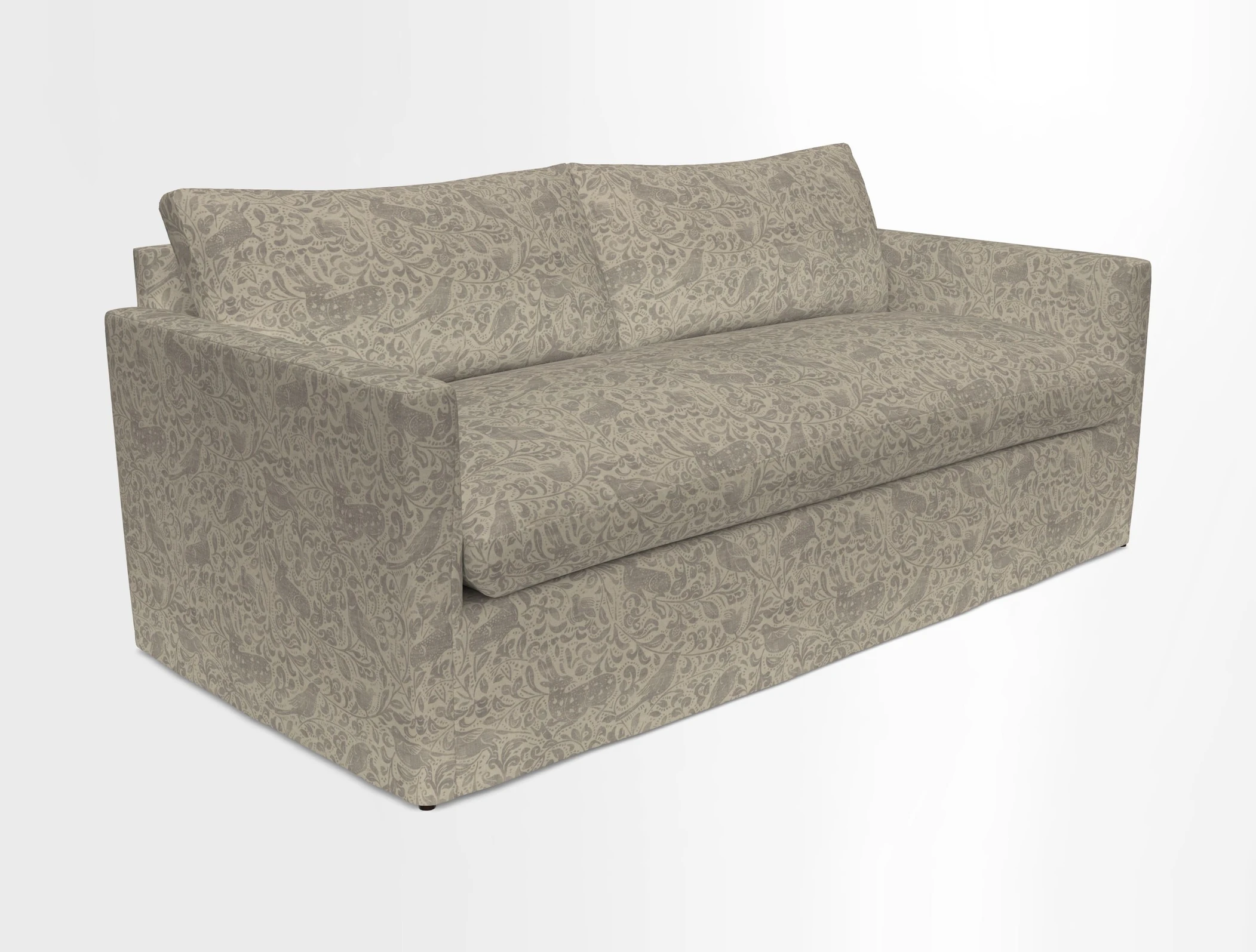 Heyshott 3 Seater Sofa in Two Tone Plain Biscuit. Loose cover option available