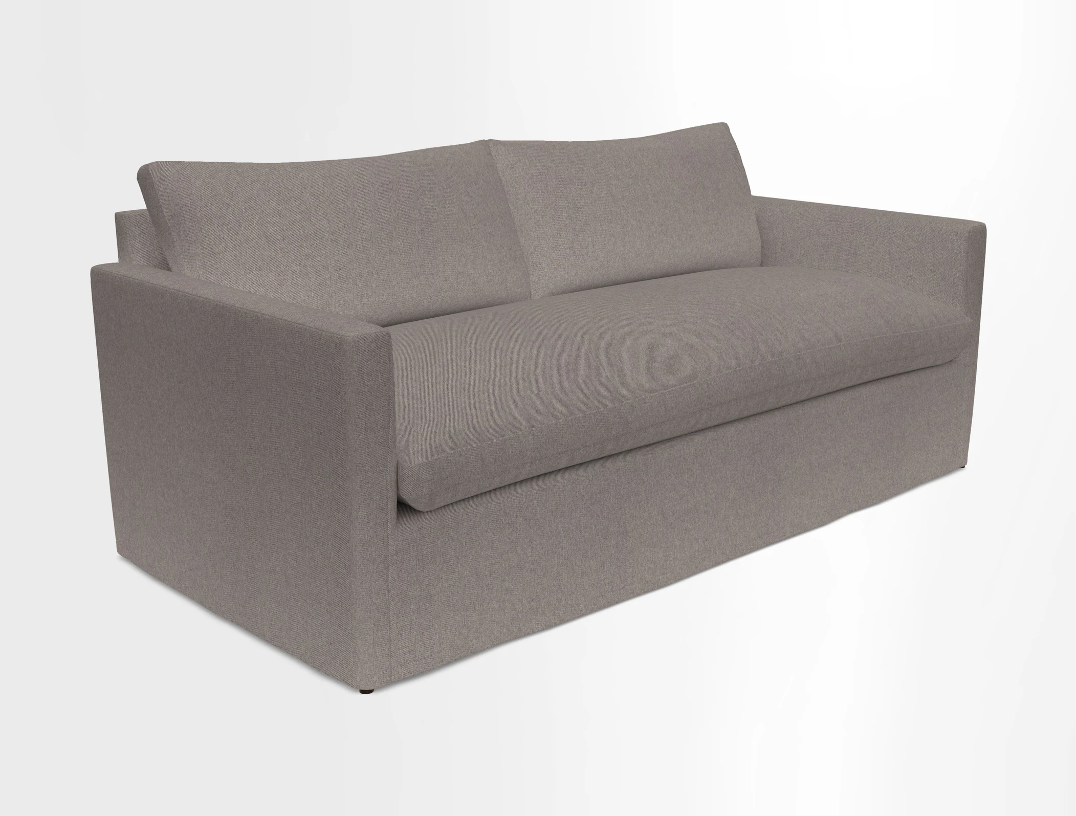 Heyshott 3 Seater Sofa in Two Tone Plain Biscuit. Loose cover option available