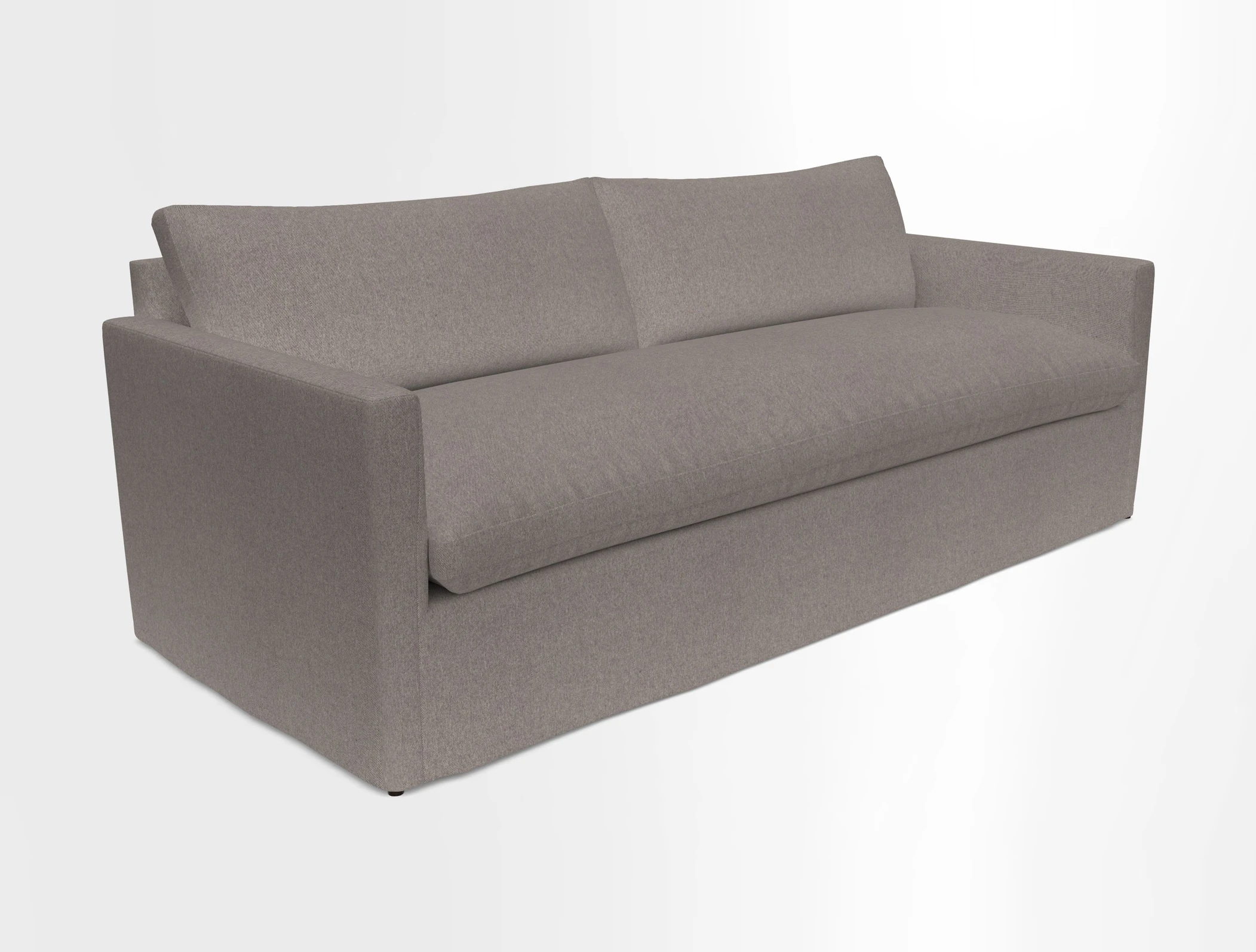Heyshott 4 Seater Sofa in Two Tone Plain Biscuit. Loose cover option available