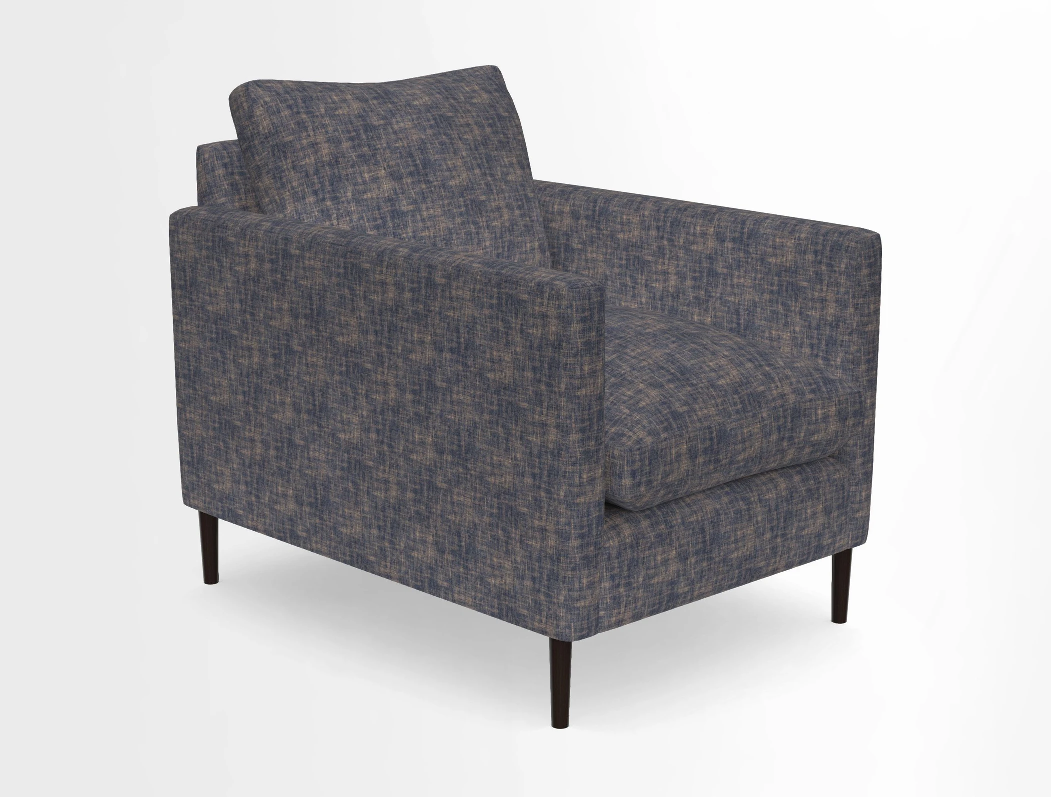 Heyshott Chair in Two Tone Plain Biscuit. Loose cover option available