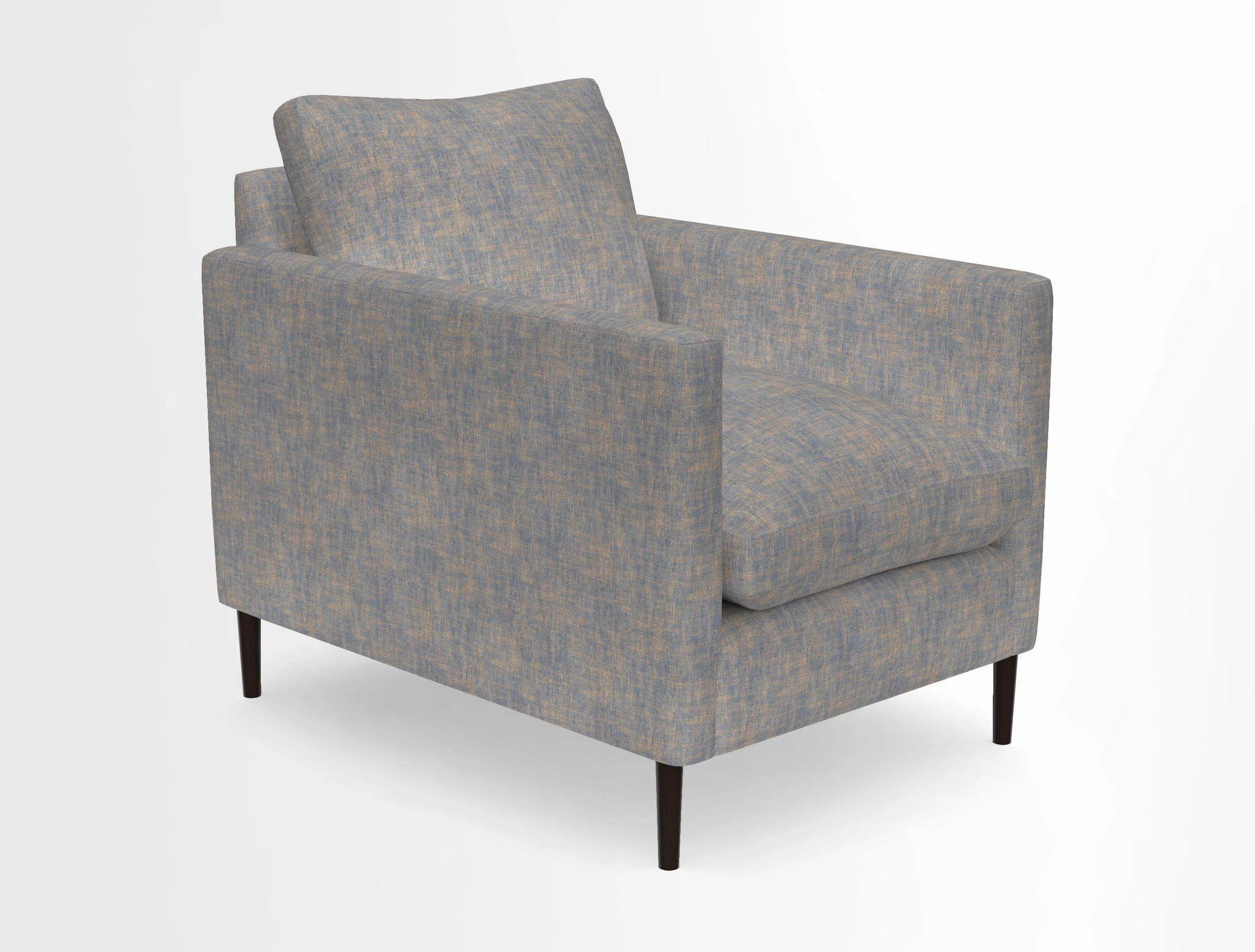 Heyshott Chair in Two Tone Plain Biscuit. Loose cover option available
