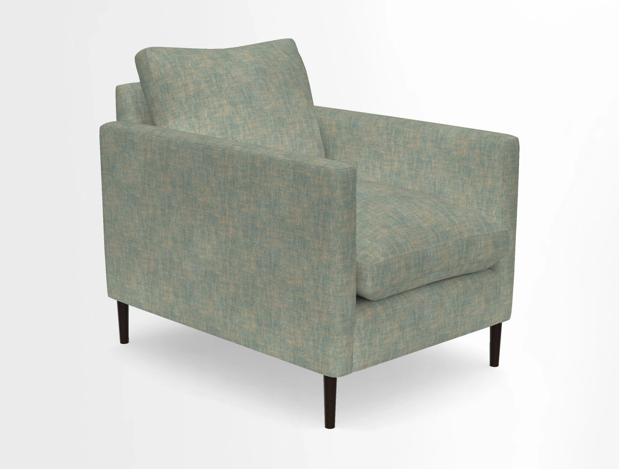 Heyshott Chair in Two Tone Plain Biscuit. Loose cover option available