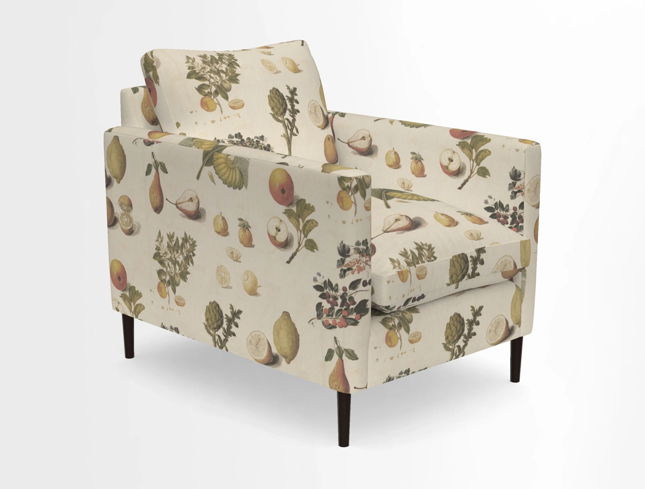 Heyshott Chair in Two Tone Plain Biscuit. Loose cover option available