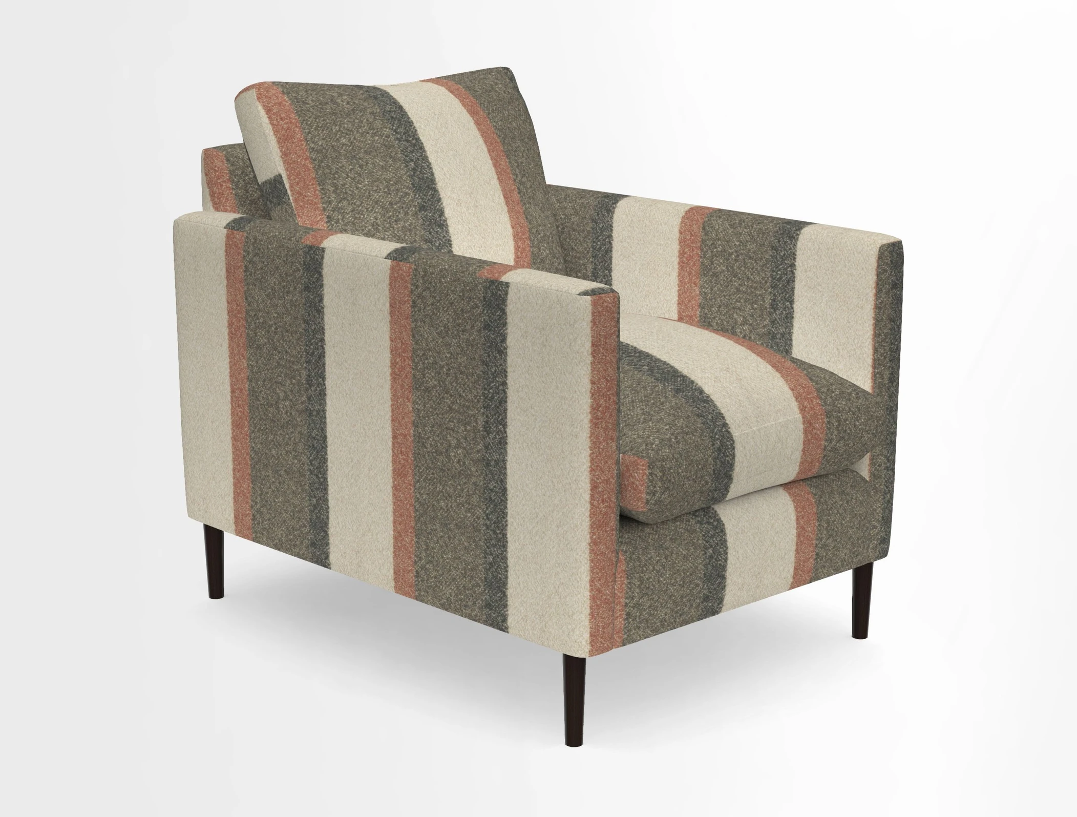 Heyshott Chair in Two Tone Plain Biscuit. Loose cover option available