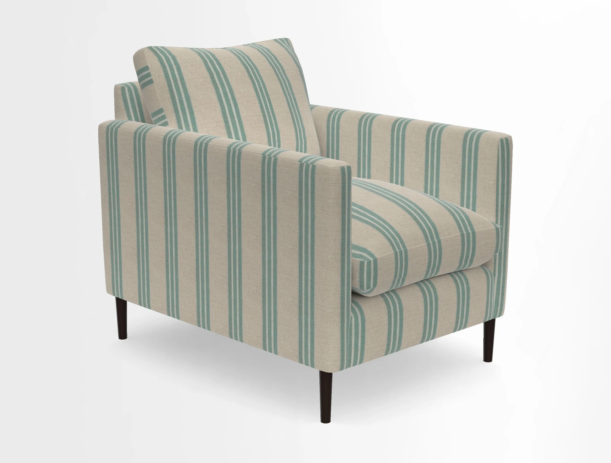 Heyshott Chair in Two Tone Plain Biscuit. Loose cover option available