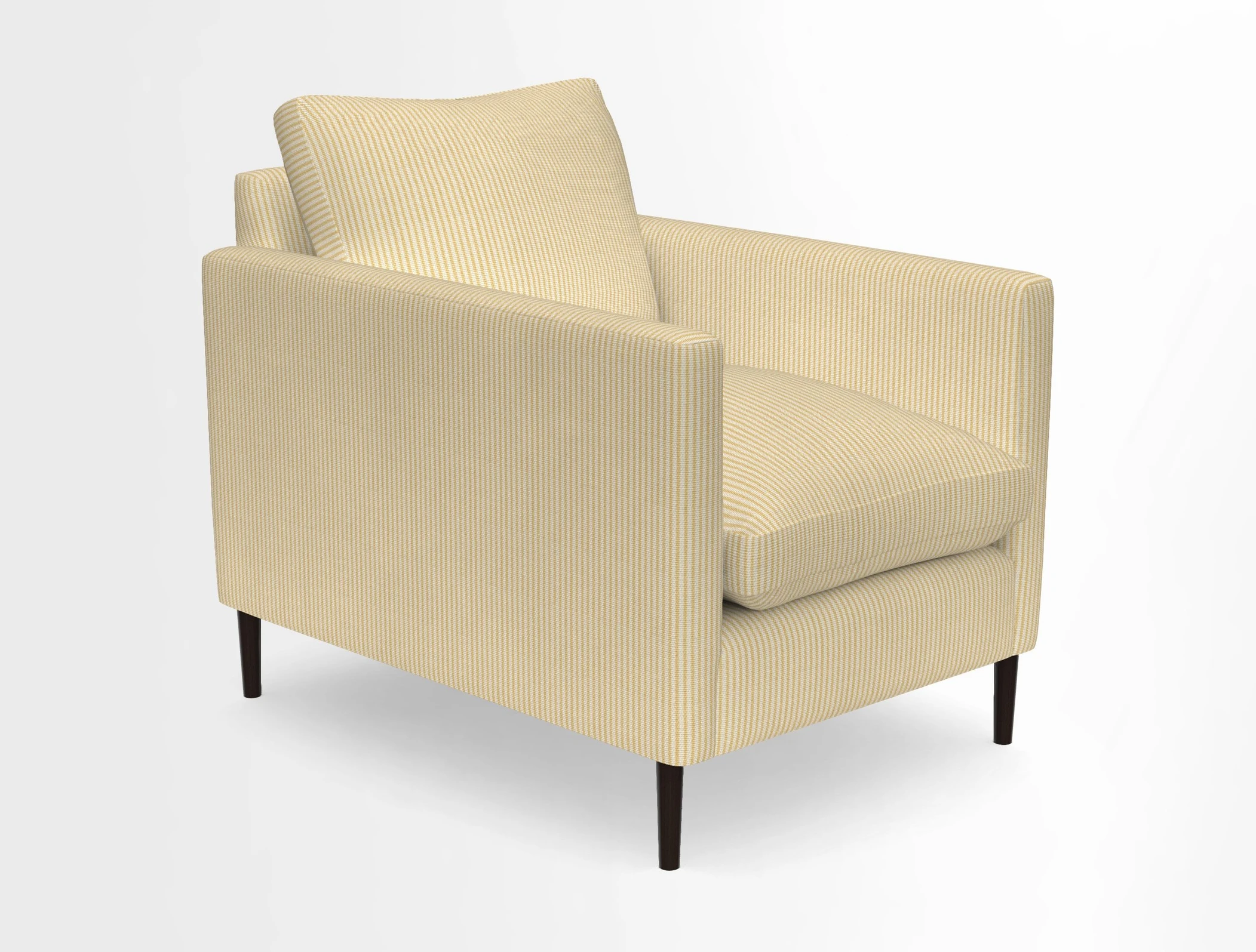 Heyshott Chair in Two Tone Plain Biscuit. Loose cover option available