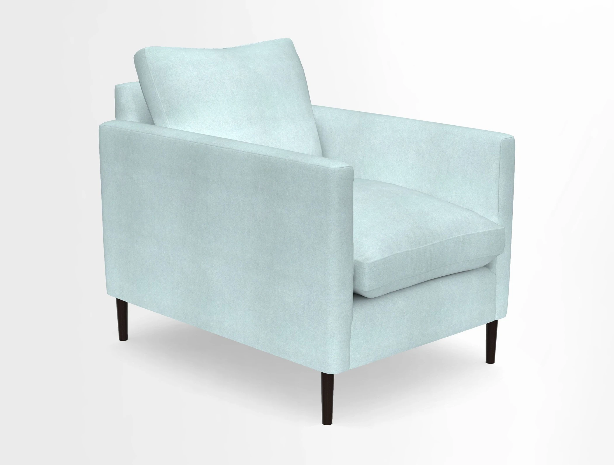 Heyshott Chair in Two Tone Plain Biscuit. Loose cover option available