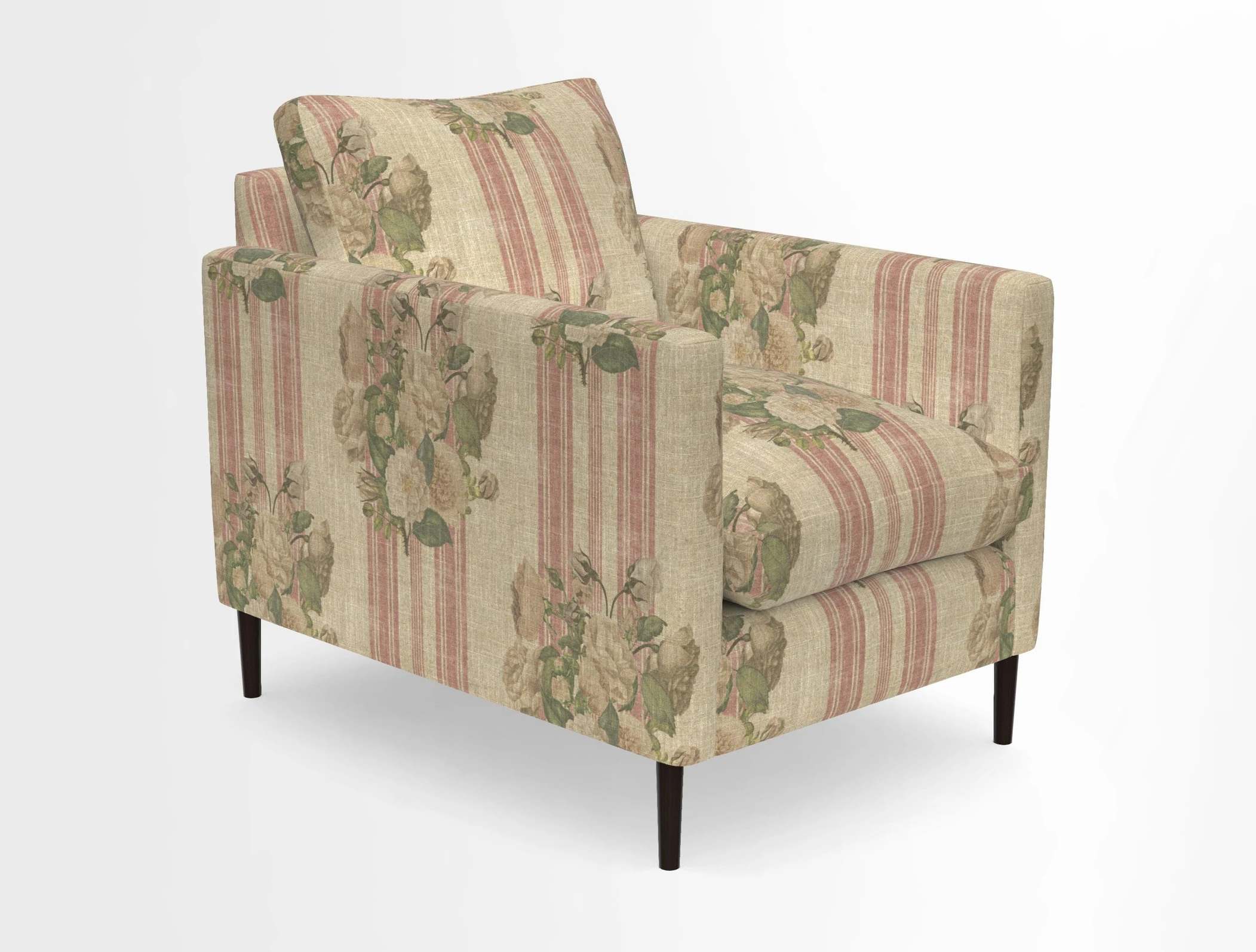 Heyshott Chair in Two Tone Plain Biscuit. Loose cover option available