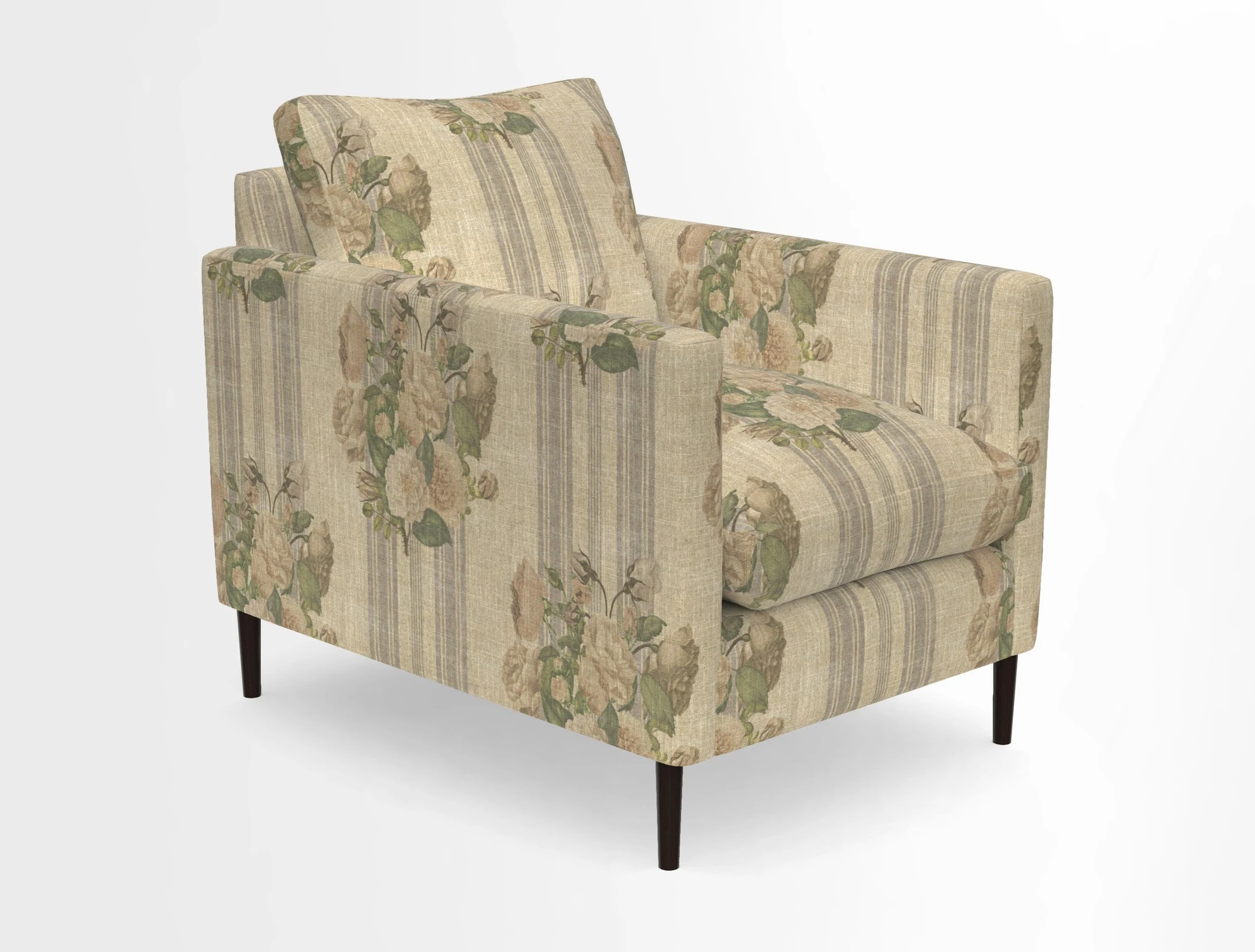 Heyshott Chair in Two Tone Plain Biscuit. Loose cover option available