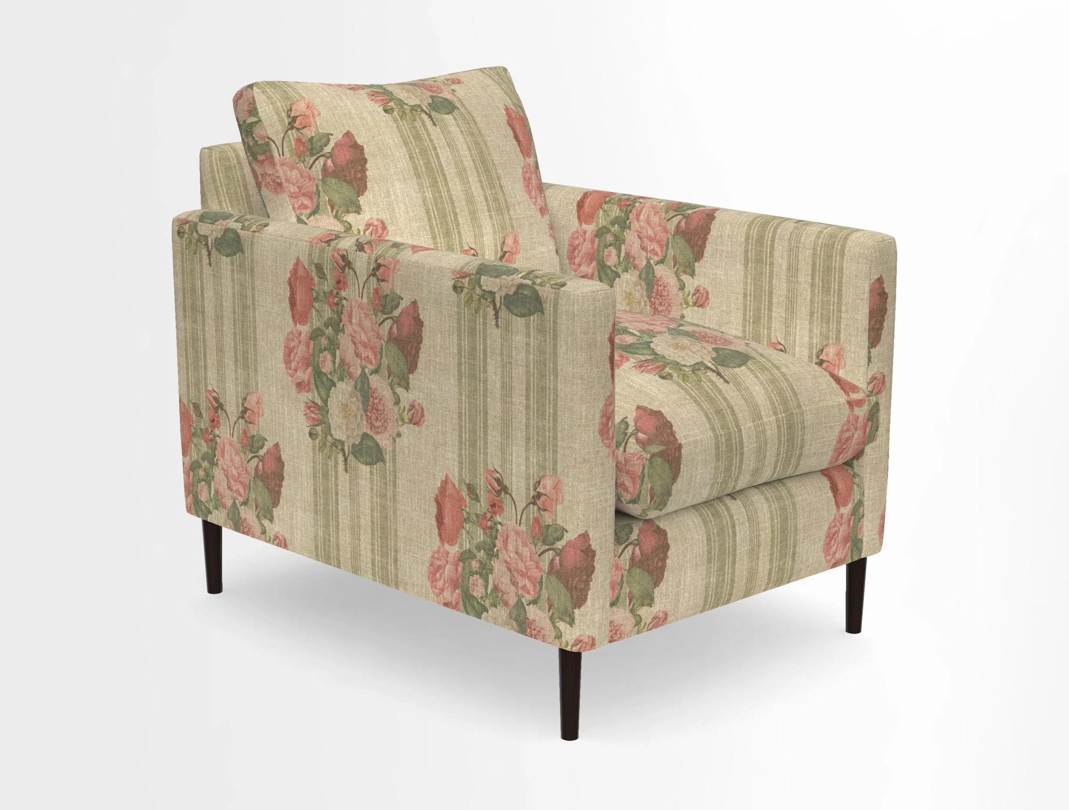 Heyshott Chair in Two Tone Plain Biscuit. Loose cover option available