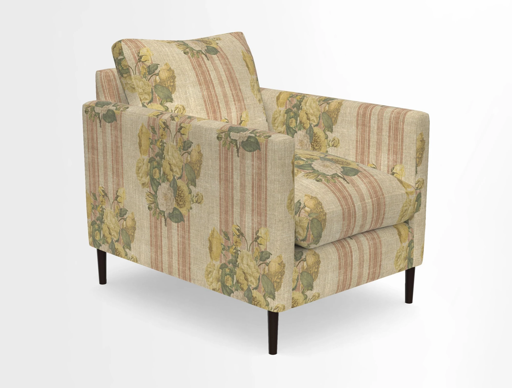 Heyshott Chair in Two Tone Plain Biscuit. Loose cover option available