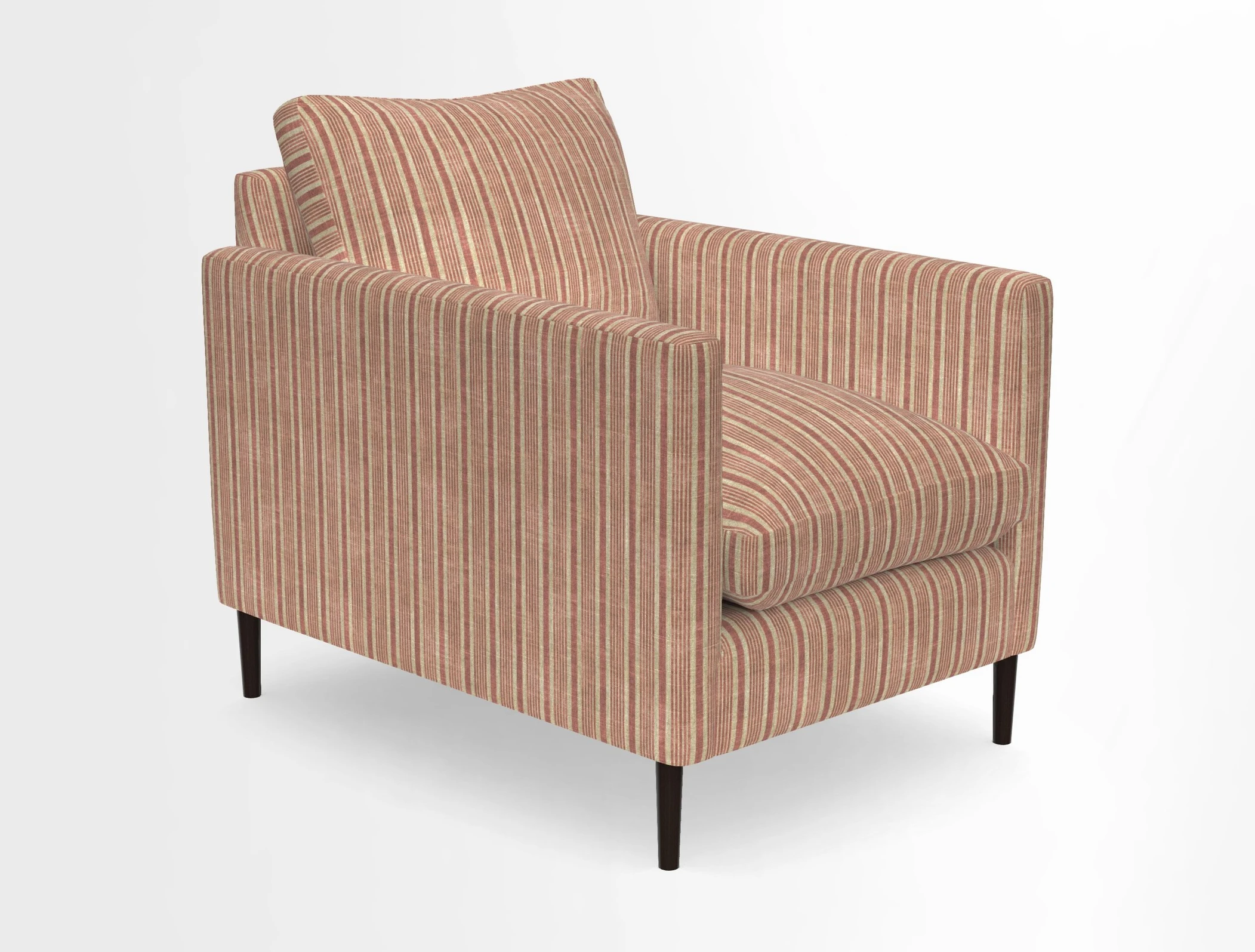 Heyshott Chair in Two Tone Plain Biscuit. Loose cover option available