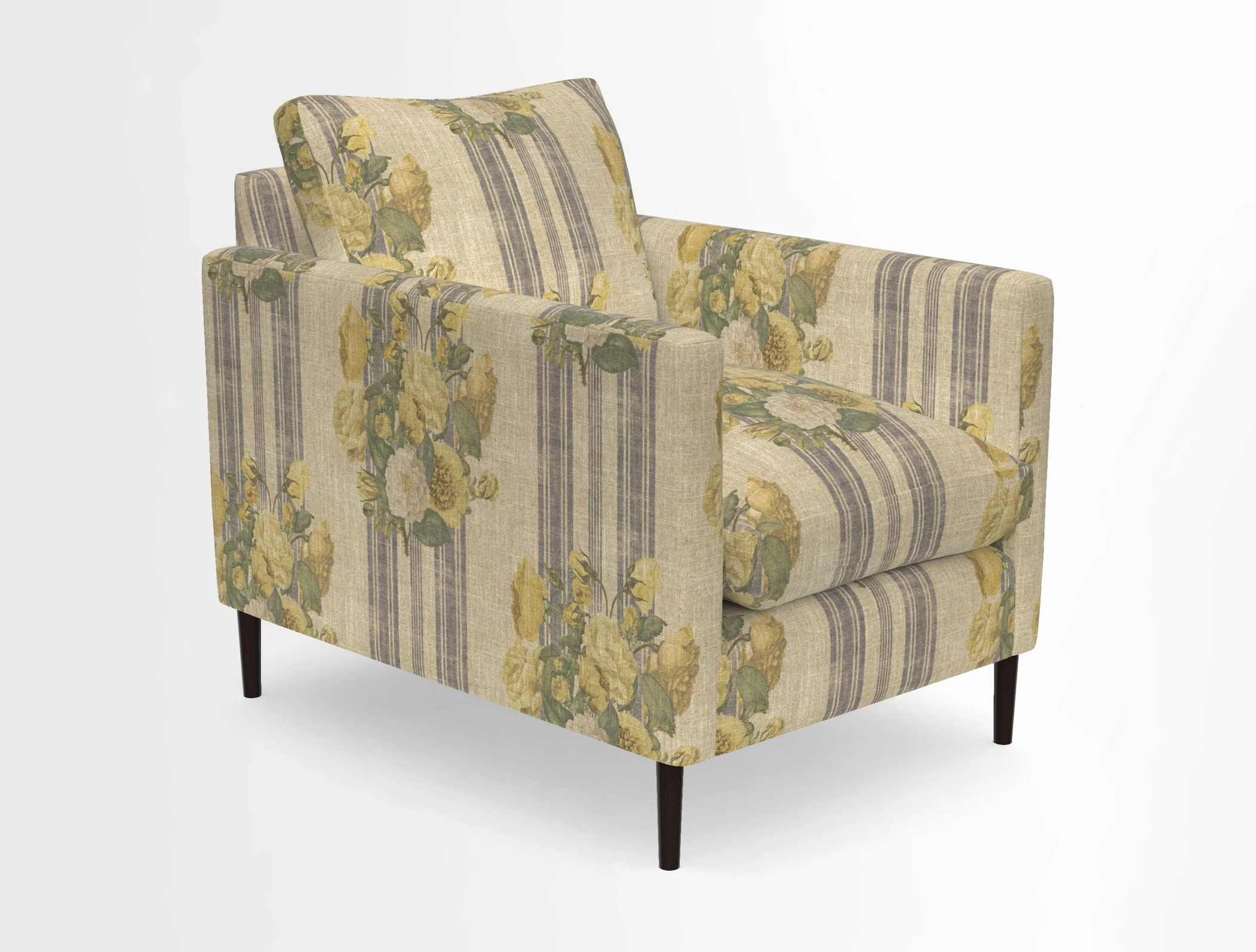 Heyshott Chair in Two Tone Plain Biscuit. Loose cover option available