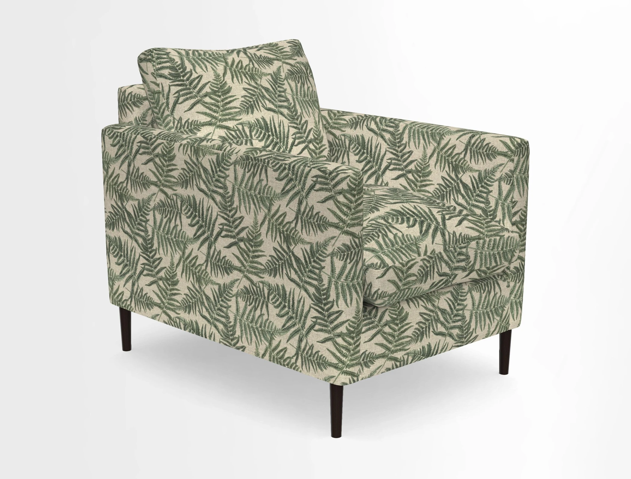Heyshott Chair in Two Tone Plain Biscuit. Loose cover option available