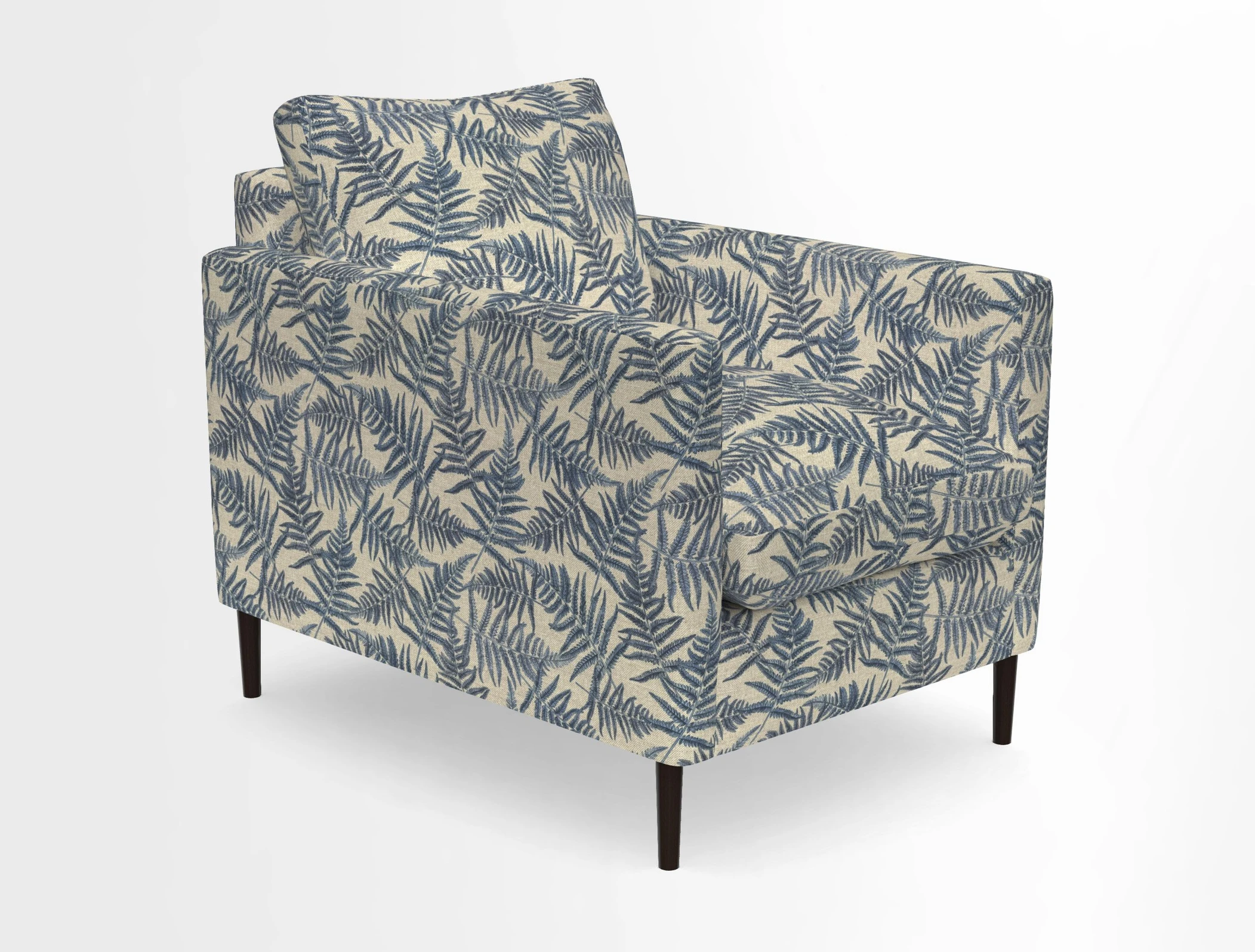 Heyshott Chair in Two Tone Plain Biscuit. Loose cover option available