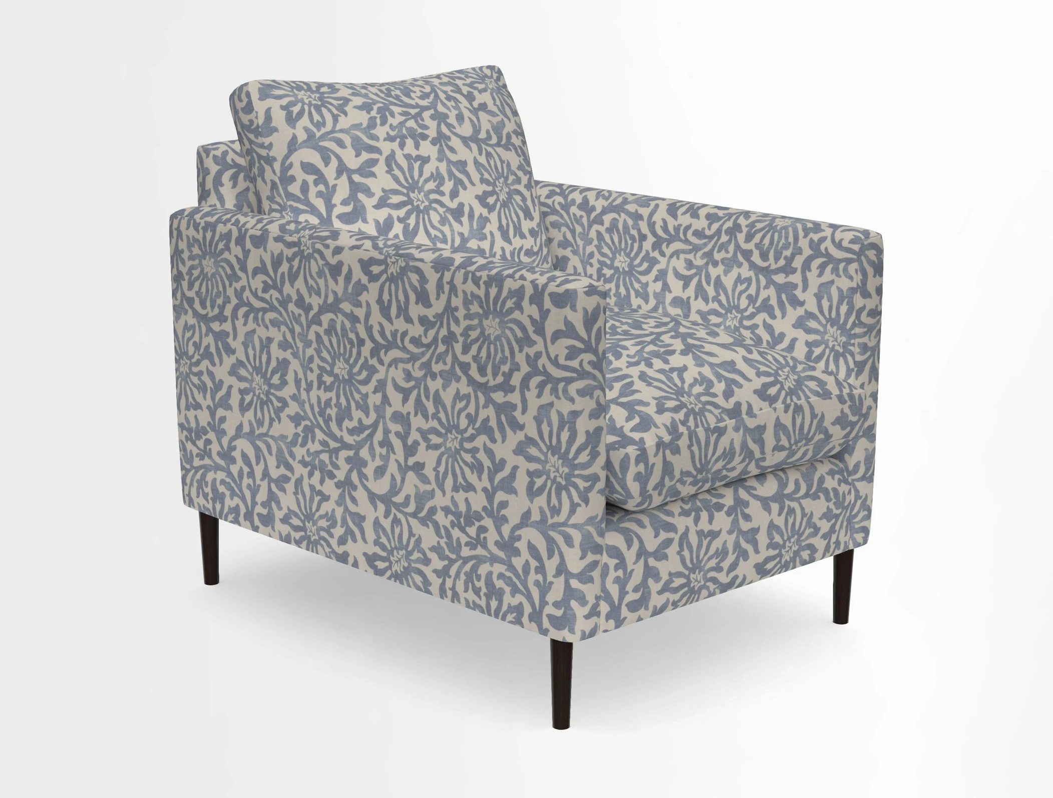 Heyshott Chair in Two Tone Plain Biscuit. Loose cover option available
